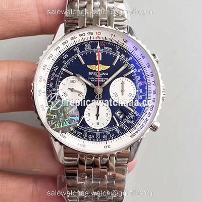 Breitling Navitimer 01 AB012012/BB01/447A JF Factory Blue Dial Breitling Navitimer 01 AB012012/BB01/447A JF Factory Blue Dial