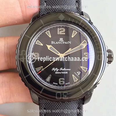 Blancpain Fifty Fathoms Dark Knight 5015-11C30-52A ZF Factory Black Dial Blancpain Fifty Fathoms Dark Knight 5015-11C30-52A ZF Factory Black Dial
