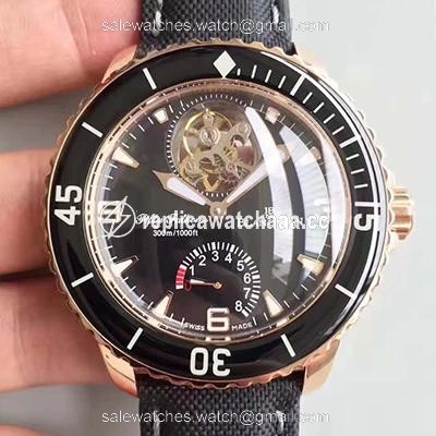 Blancpain Fifty Fathoms Tourbillon 5025-3630-52A Rose Gold Black Dial Blancpain Fifty Fathoms Tourbillon 5025-3630-52A Rose Gold Black Dial