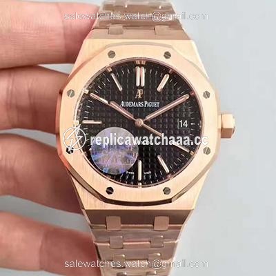 Audemars Piguet Royal Oak Rose Gold 15450 JF Factory V5 Black Dial Audemars Piguet Royal Oak Rose Gold 15450 JF Factory V5 Black Dial