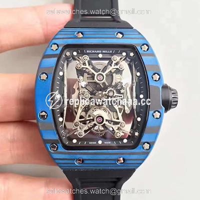 Richard Mille RM50-27-01 NTPT Blue Forged Carbon Skeleton Dial Richard Mille RM50-27-01 NTPT Blue Forged Carbon Skeleton Dial