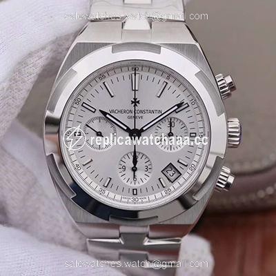 Vacheron Constantin Overseas Chronograph 5500V/110A-B075 8F Factory Silver Dial Vacheron Constantin Overseas Chronograph 5500V/110A-B075 8F Factory Silver Dial