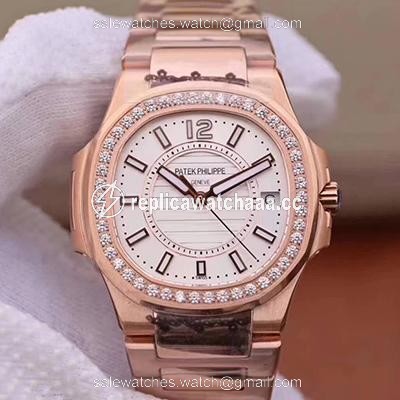 Patek Philippe Nautilus Ladies 7010/1R-011 Silver Dial Patek Philippe Nautilus Ladies 7010/1R-011 Silver Dial