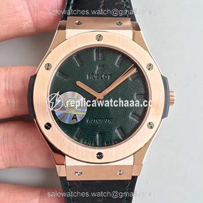 Hublot Classic Fusion Berluti Scritto 511.OX.0500.VR.BER16 JJ Factory V2 Green Dial Hublot Classic Fusion Berluti Scritto 511.OX.0500.VR.BER16 JJ Factory V2 Green Dial