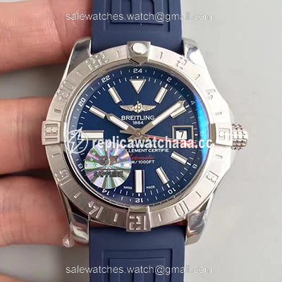 Breitling Avenger II GMT A3239011/BC35/170A GF Factory Blue Dial Breitling Avenger II GMT A3239011/BC35/170A GF Factory Blue Dial