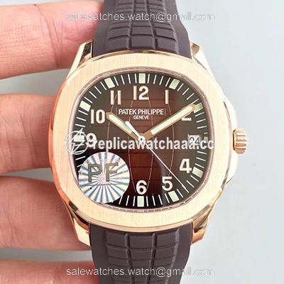 Patek Philippe Aquanaut Jumbo 5167R-001 PF Factory Chocolate Dial Patek Philippe Aquanaut Jumbo 5167R-001 PF Factory Chocolate Dial