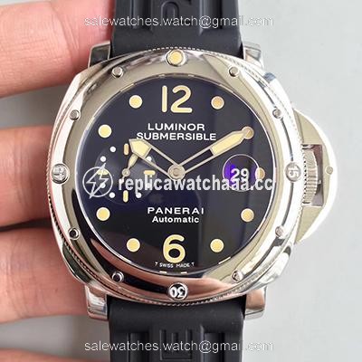 Panerai Luminor Submersible PAM024 V2 Black Dial Panerai Luminor Submersible PAM024 V2 Black Dial
