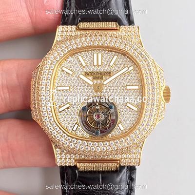 Patek Philippe Nautilus Jumbo 5711 Diamond Dial Tourbillon R8 Factory Patek Philippe Nautilus Jumbo 5711 Diamond Dial Tourbillon R8 Factory