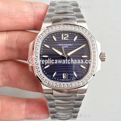 Patek Philippe Nautilus Ladies 7018/1A-010 PF Factory Blue Dial Patek Philippe Nautilus Ladies 7018/1A-010 PF Factory Blue Dial