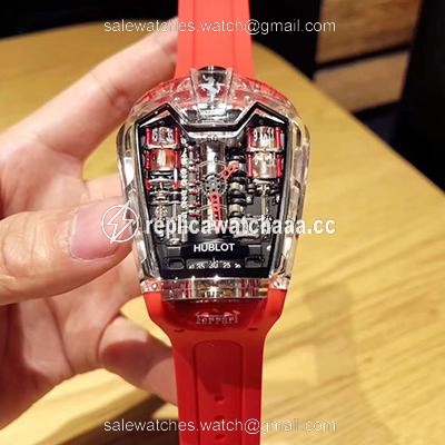 Hublot LaFerrari MP-05 Red Rubber Strap Black Dial Hublot LaFerrari MP-05 Red Rubber Strap Black Dial
