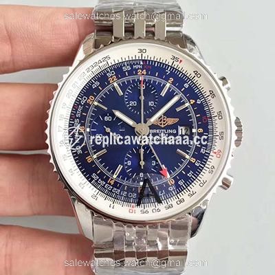 Breitling Navitimer Montbrillant Datora A21330 JF Factory Blue Dial Breitling Navitimer Montbrillant Datora A21330 JF Factory Blue Dial