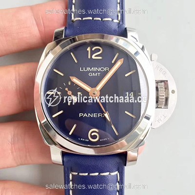Panerai Luminor 1950 3 Days GMT Acciaio PAM688 VS Factory V2 Blue Dial Panerai Luminor 1950 3 Days GMT Acciaio PAM688 VS Factory V2 Blue Dial