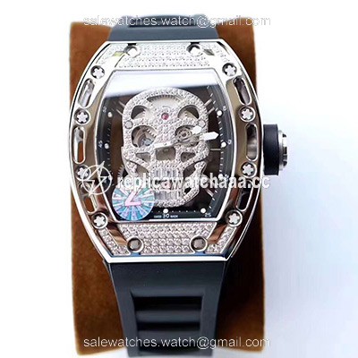 Richard Mille RM052 Titanium Z Factory Diamond Skull Dial Richard Mille RM052 Titanium Z Factory Diamond Skull Dial