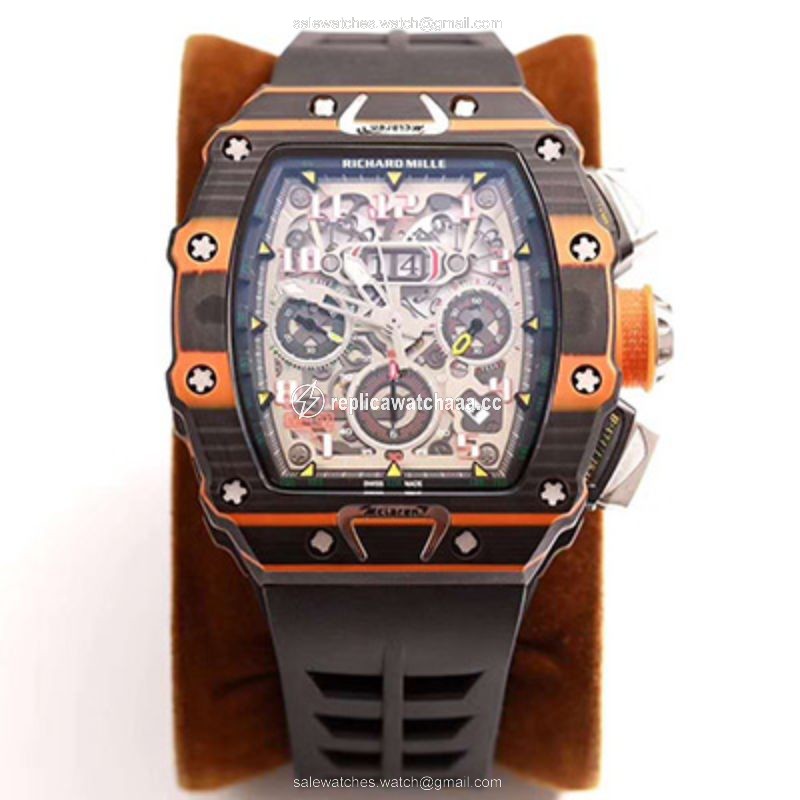 Richard Mille RM011-03 McLaren Automatic Flyback Chronograph KV Factory Skeleton Dial Richard Mille RM011-03 McLaren Automatic Flyback Chronograph KV Factory Skeleton Dial