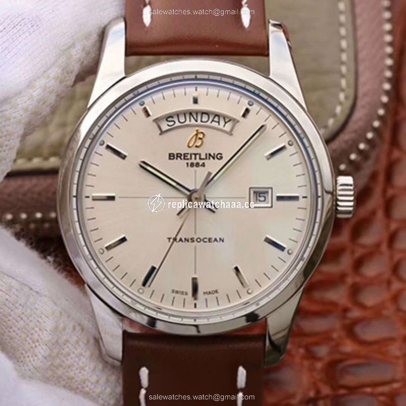 Breitling Transocean Day Date A4531012/G751/437X/A20BA.1 V7 Silver Dial Breitling Transocean Day Date A4531012/G751/437X/A20BA.1 V7 Silver Dial