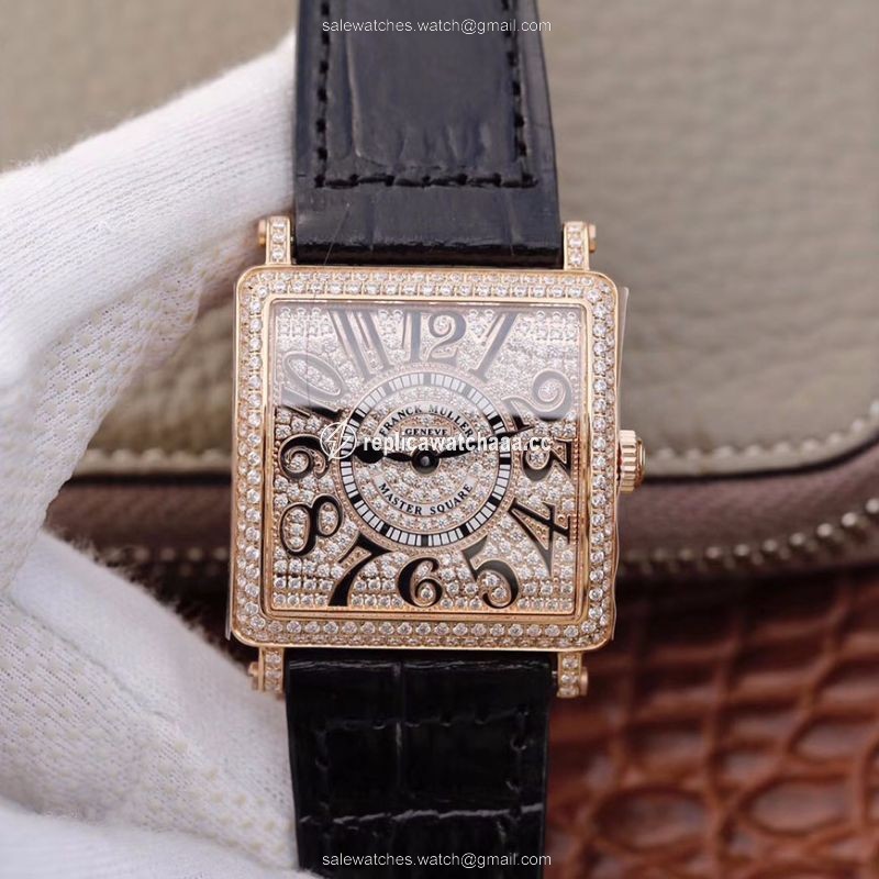 Franck Muller Master Square Ladies 6002 M QZ D GF Factory Diamond Dial Franck Muller Master Square Ladies 6002 M QZ D GF Factory Diamond Dial