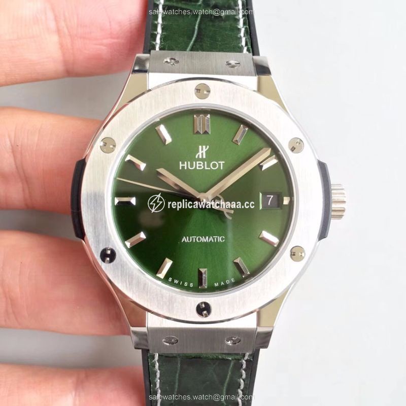 Hublot Classic Fusion 38MM 511.NX.8970.LR JJ Factory Green Dial Hublot Classic Fusion 38MM 511.NX.8970.LR JJ Factory Green Dial