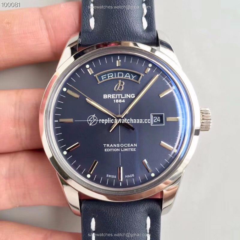 Breitling Transocean Day Date A453109T/C921/731P/A20BA.1 Blue Dial Breitling Transocean Day Date A453109T/C921/731P/A20BA.1 Blue Dial