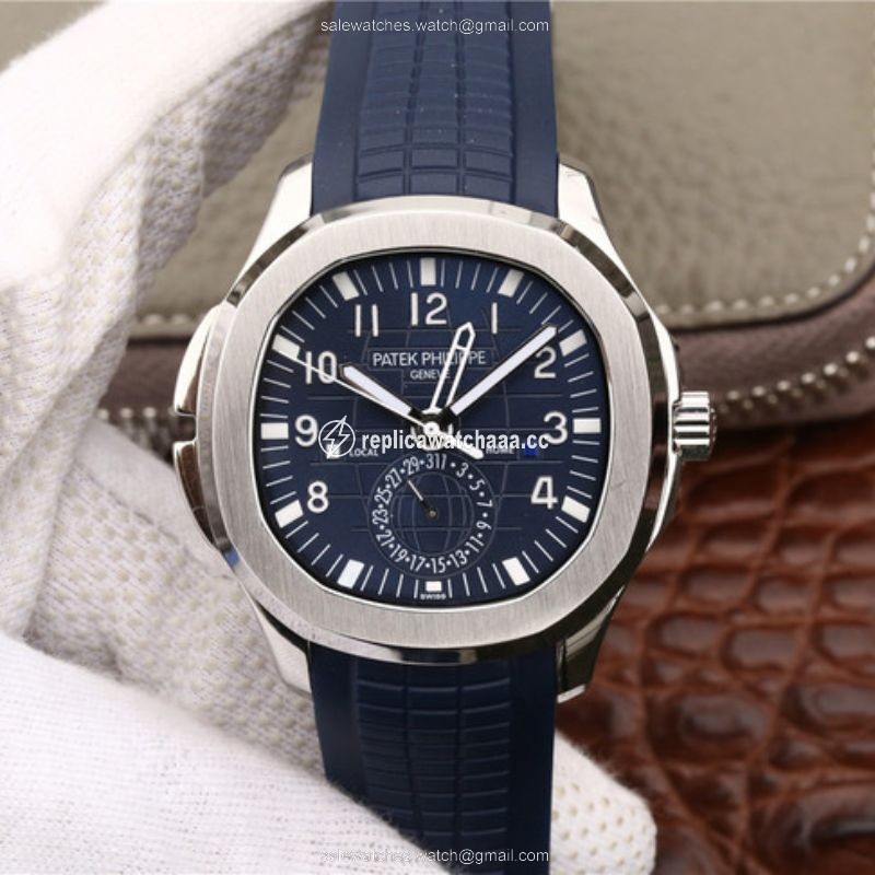 Patek Philippe Aquanaut Dual Time 5164A-001 MP Factory Blue Dial Patek Philippe Aquanaut Dual Time 5164A-001 MP Factory Blue Dial