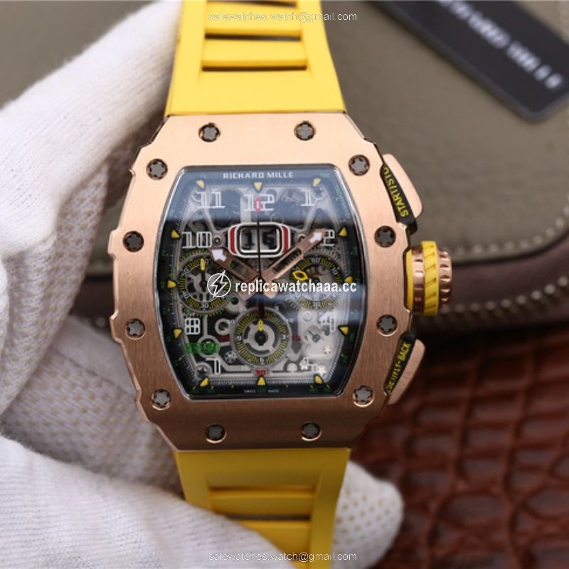 Richard Mille RM11-03 KV Factory Rose Gold Skeleton Dial Richard Mille RM11-03 KV Factory Rose Gold Skeleton Dial