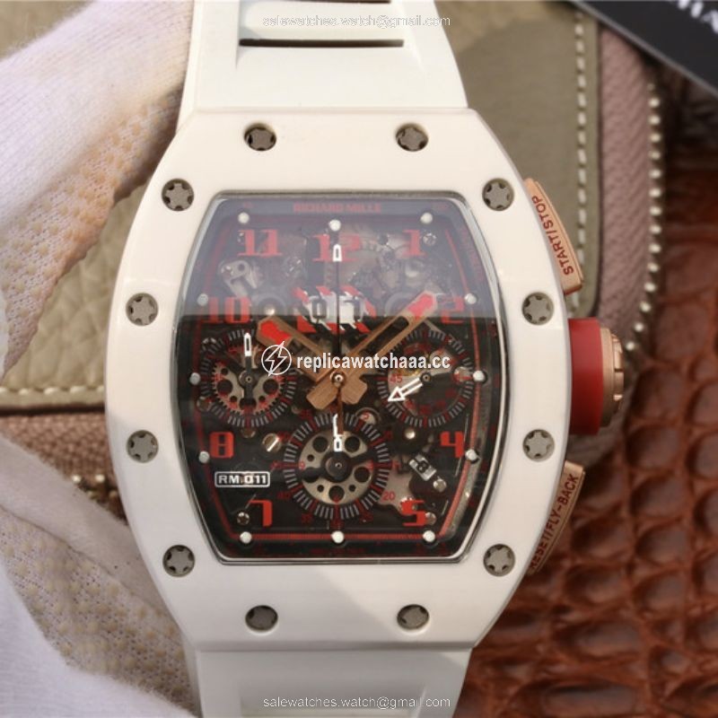 Richard Mille RM011 Felipe Massa Flyback Dubai Chronograph KV Factory Crystal Dial Richard Mille RM011 Felipe Massa Flyback Dubai Chronograph KV Factory Crystal Dial