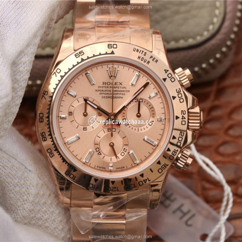 Rolex Daytona Cosmograph 116508 JH Factory Rose Gold Dial Rolex Daytona Cosmograph 116508 JH Factory Rose Gold Dial