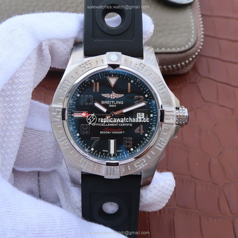 Breitling Avenger II A3239011/BC34/170A GF Factory Black Dial Breitling Avenger II A3239011/BC34/170A GF Factory Black Dial