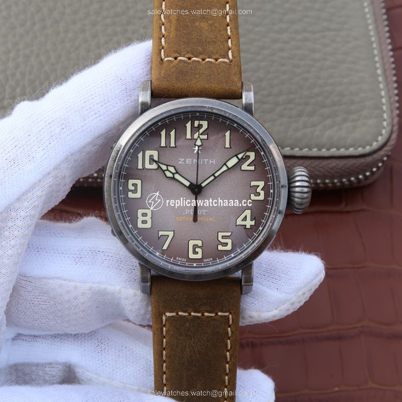 Zenith Pilot 11.1940.679/91.C807 XF Factory Anthracite Dial Zenith Pilot 11.1940.679/91.C807 XF Factory Anthracite Dial