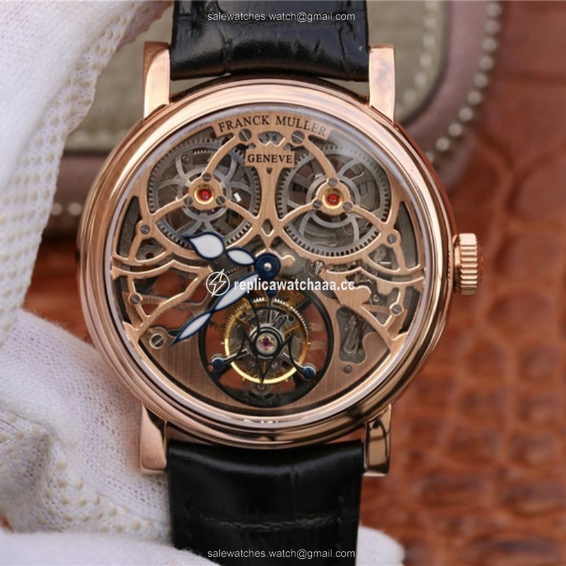 Franck Muller Giga Tourbillon 18K Rose Gold Skeleton Dial Franck Muller Giga Tourbillon 18K Rose Gold Skeleton Dial