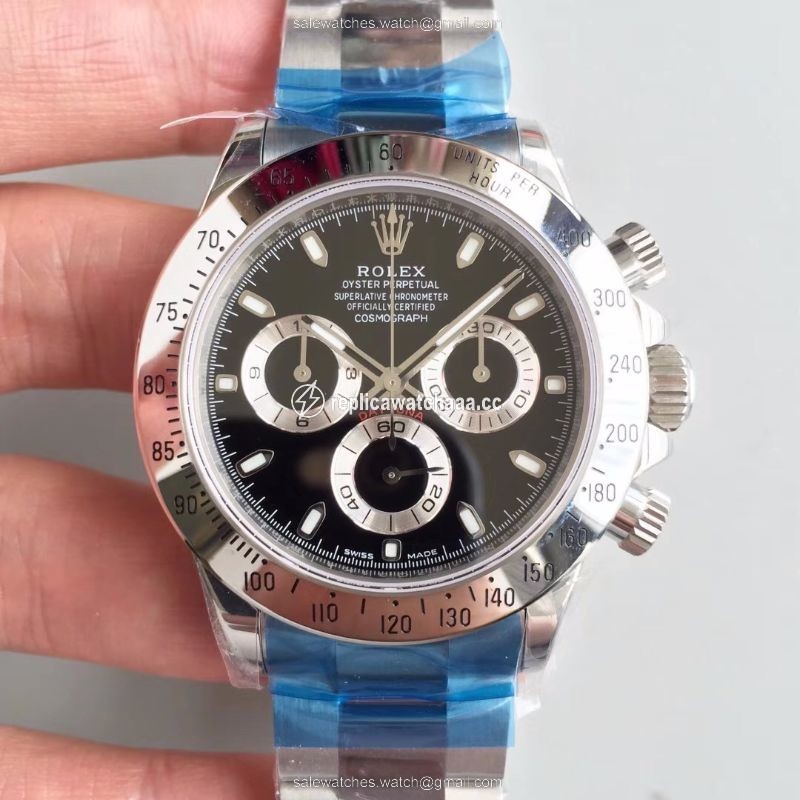 Rolex Daytona Cosmograph 116520 Noob Factory Black Dial Rolex Daytona Cosmograph 116520 Noob Factory Black Dial