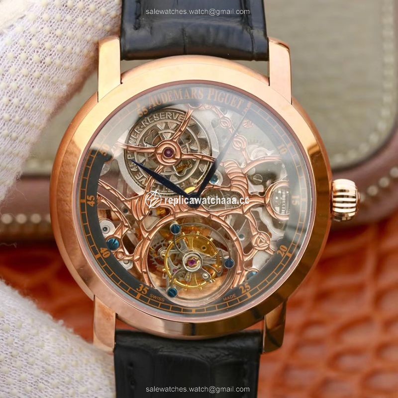 Audemars Piguet Jules Audemars Tourbillon 26357PT.ZZ.D028CR.01 18K Rose Gold Skeleton Dial Audemars Piguet Jules Audemars Tourbillon 26357PT.ZZ.D028CR.01 18K Rose Gold Skeleton Dial