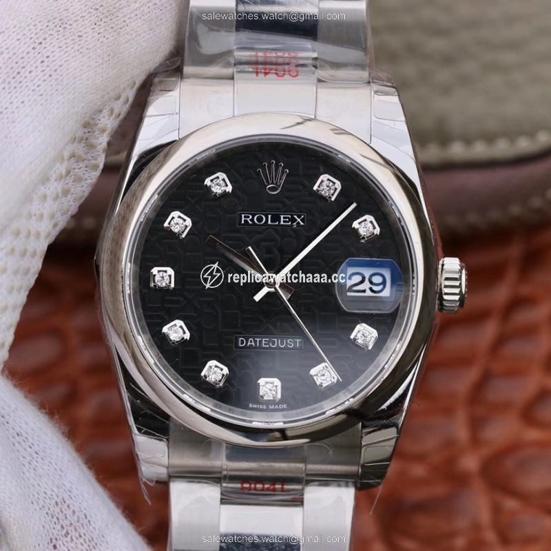 Rolex Datejust 116200 36mm DJ Factory Black Dial Rolex Datejust 116200 36mm DJ Factory Black Dial
