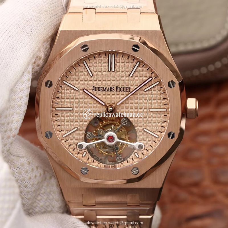 Audemars Piguet Royal Oak Tourbillon 26515OR.OO.1220OR.01 R8 Factory 18K Rosegold Dial Audemars Piguet Royal Oak Tourbillon 26515OR.OO.1220OR.01 R8 Factory 18K Rosegold Dial