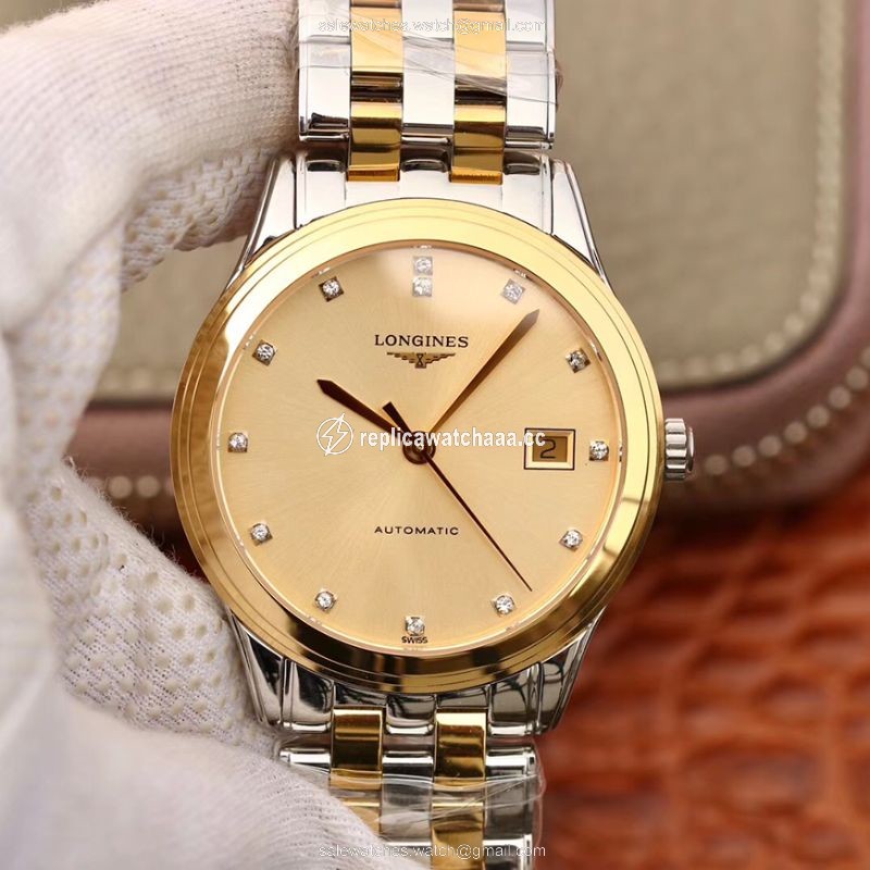 Longines Flagship L4.874.3.37.7 YC Factory Gold Dial Longines Flagship L4.874.3.37.7 YC Factory Gold Dial