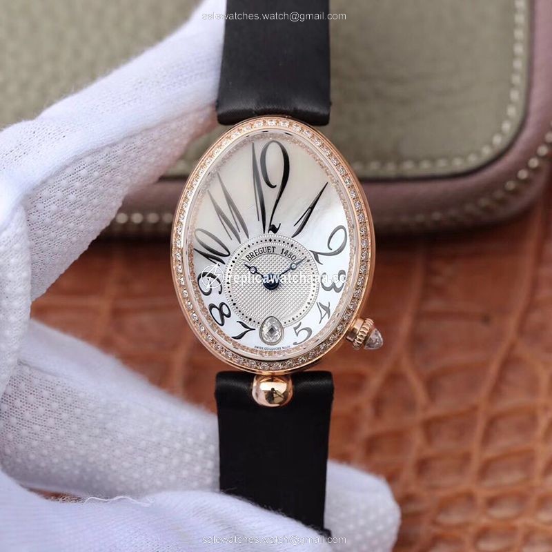 Breguet Reine De Naples 8918BR/58/864/D00D Ladies ZF Factory 18K Rose Gold Mother Of Pearl Dial Breguet Reine De Naples 8918BR/58/864/D00D Ladies ZF Factory 18K Rose Gold Mother Of Pearl Dial