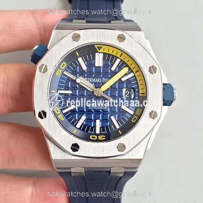 Audemars Piguet Royal Oak Offshore Diver 15710ST.OO.A027CA.01 JF Factory V8 Blue Dial Audemars Piguet Royal Oak Offshore Diver 15710ST.OO.A027CA.01 JF Factory V8 Blue Dial
