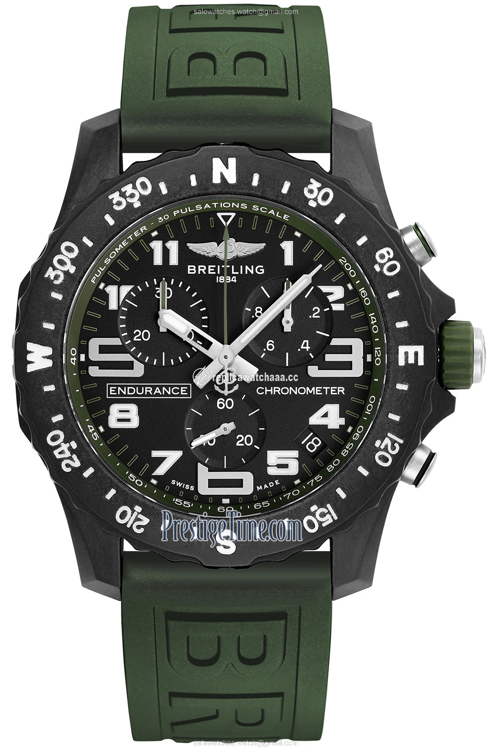x82310d31b1s1 Green Breitling Endurance Pro Quartz 44mm Mens Watch x82310d31b1s1 Green Breitling Endurance Pro Quartz 44mm Mens Watch