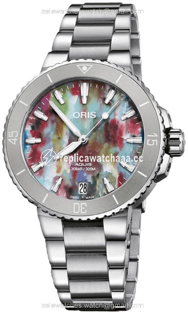 01 733 7770 4150-Set Upcycle PET Plastic Oris Aquis Date 36.5mm Midsize Watch 1 01 733 7770 4150-Set Upcycle PET Plastic Oris Aquis Date 36.5mm Midsize Watch 1