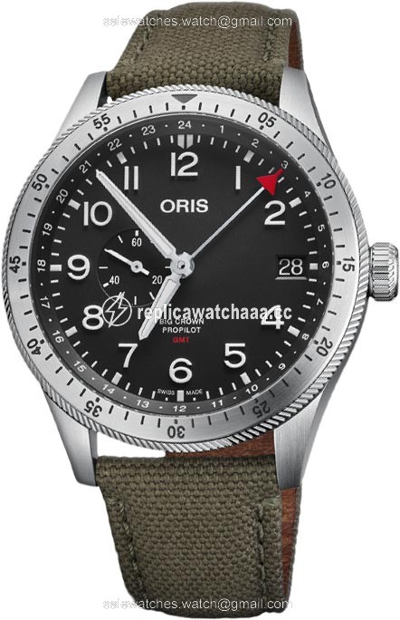 01 748 7756 4064-07 3 22 02LC Oris Big Crown ProPilot Timer GMT 44 Mens Watch 1 01 748 7756 4064-07 3 22 02LC Oris Big Crown ProPilot Timer GMT 44 Mens Watch 1