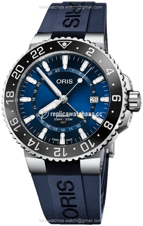 01 798 7754 4135-07 4 24 65EB Oris Aquis GMT Date 43.5mm Mens Watch 1 01 798 7754 4135-07 4 24 65EB Oris Aquis GMT Date 43.5mm Mens Watch 1