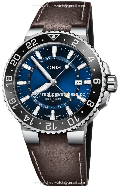 01 798 7754 4135-07 5 24 10EB Oris Aquis GMT Date 43.5mm Mens Watch 1 01 798 7754 4135-07 5 24 10EB Oris Aquis GMT Date 43.5mm Mens Watch 1