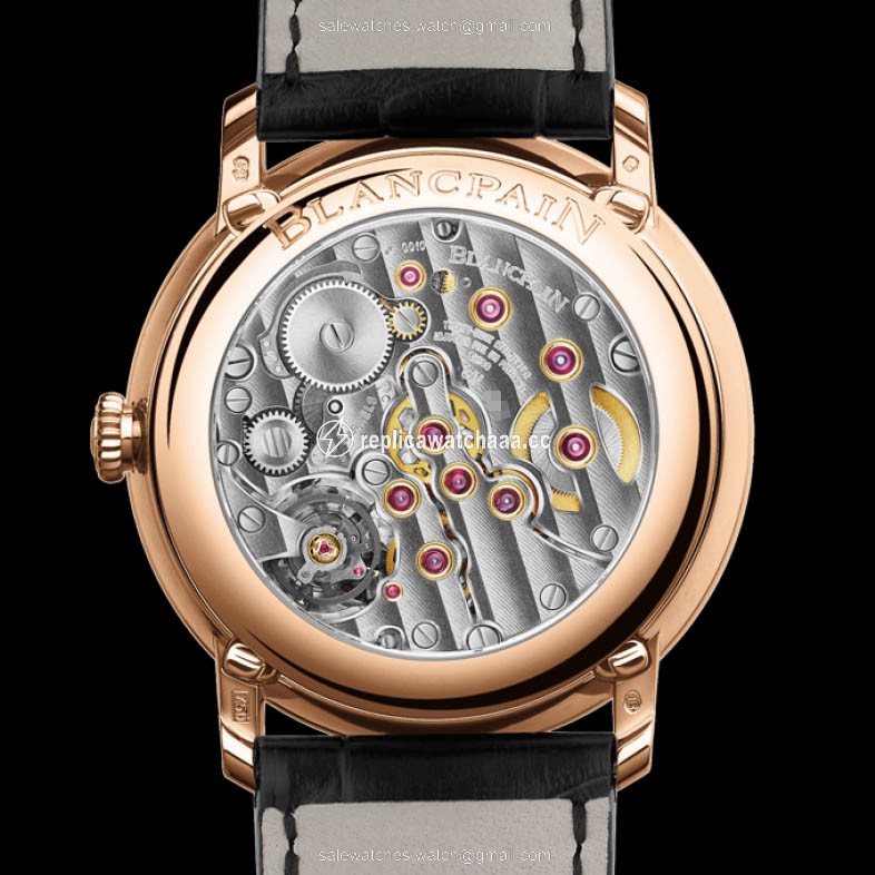 6614-3637-55b Blancpain Villeret 8 Days Manual Wind Mens Watch 1 6614-3637-55b Blancpain Villeret 8 Days Manual Wind Mens Watch 1
