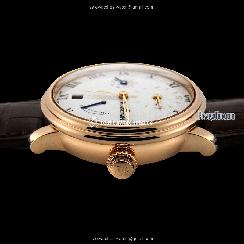 6661-3631-55b Blancpain Villeret 8 Days Half Timezone Mens Watch 1 6661-3631-55b Blancpain Villeret 8 Days Half Timezone Mens Watch 1