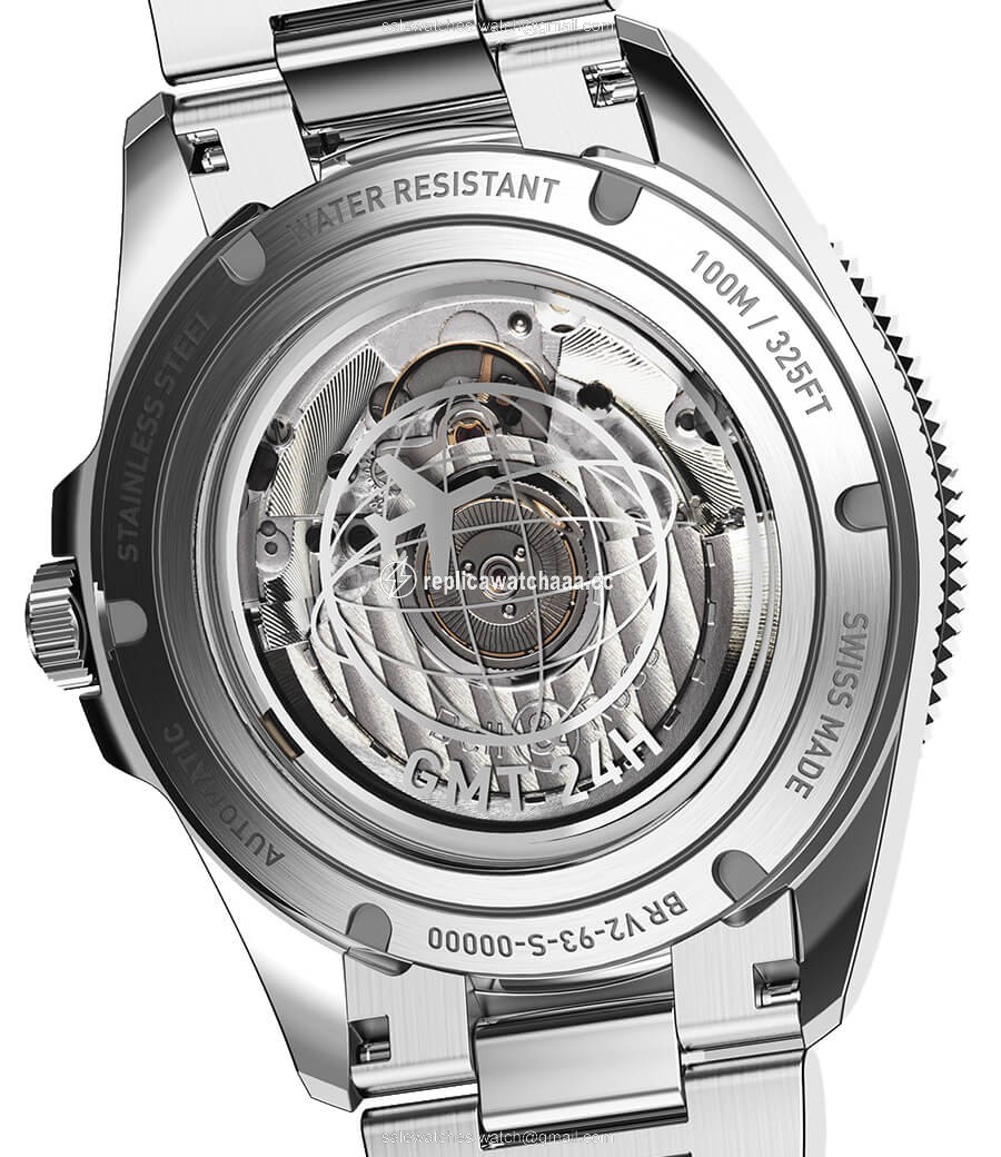 BRV293-BLU-ST/SST Bell & Ross BR V2-93 GMT Mens Watch 1 BRV293-BLU-ST/SST Bell & Ross BR V2-93 GMT Mens Watch 1