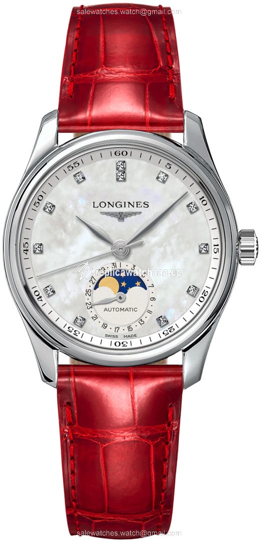 L2.409.4.87.2 L24094872 Longines Master Automatic Moonphase 34mm Ladies Watch 1 L2.409.4.87.2 L24094872 Longines Master Automatic Moonphase 34mm Ladies Watch 1