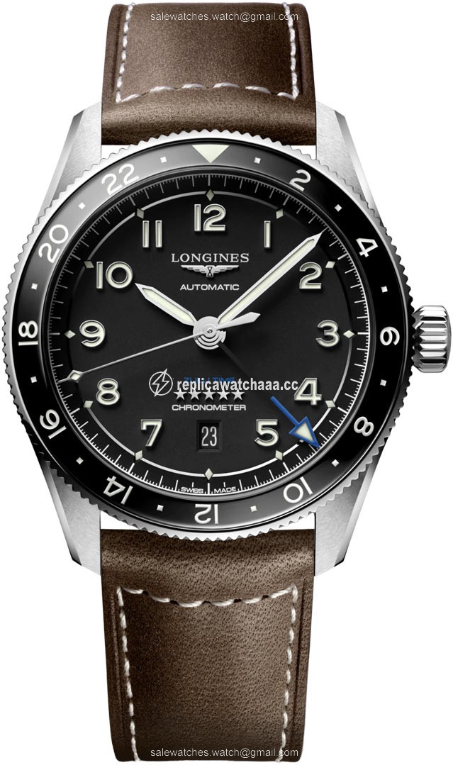 L3.812.4.53.2 L38124532 Longines Spirit Zulu Time 42mm Mens Watch 1 L3.812.4.53.2 L38124532 Longines Spirit Zulu Time 42mm Mens Watch 1