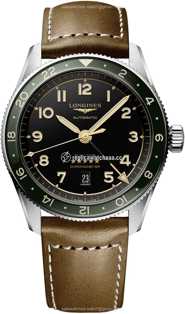 L3.812.4.63.2 L38124632 Longines Spirit Zulu Time 42mm Mens Watch 1 L3.812.4.63.2 L38124632 Longines Spirit Zulu Time 42mm Mens Watch 1