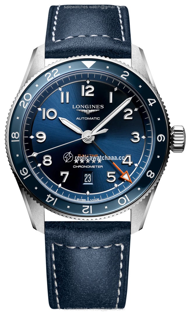 L3.812.4.93.2 L38124932 Longines Spirit Zulu Time 42mm Mens Watch 1 L3.812.4.93.2 L38124932 Longines Spirit Zulu Time 42mm Mens Watch 1