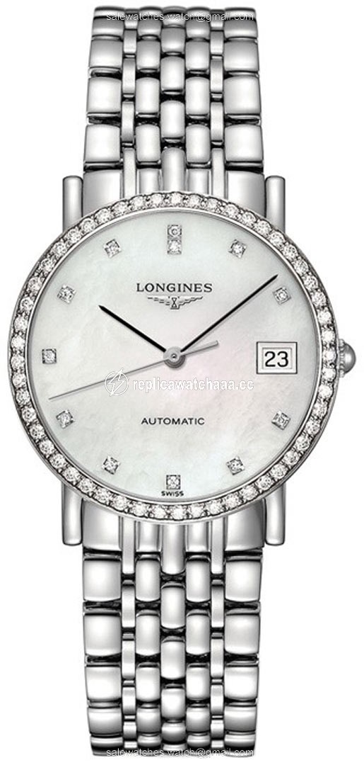 L4.809.0.87.6 Longines Elegant Automatic 34.5mm Medium Watch 1 L4.809.0.87.6 Longines Elegant Automatic 34.5mm Medium Watch 1