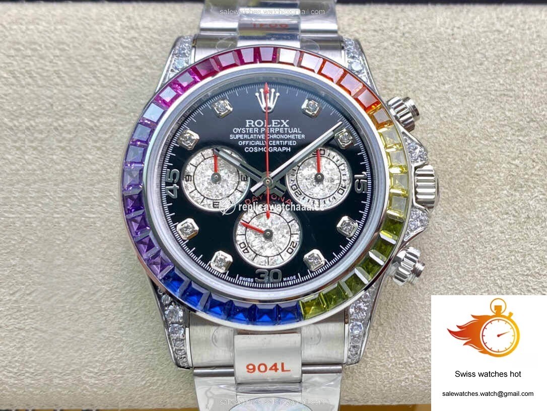 Rolex Daytona Cosmograph 116599 RBOW JH Factory Diamond-set Dial 1 Rolex Daytona Cosmograph 116599 RBOW JH Factory Diamond-set Dial 1